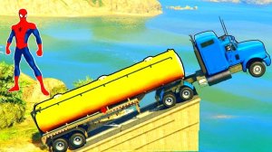 Мультики про Машинки для Детей Синий Трактор Полицейская Машина Автобус Грузовик для Супергероев