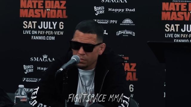 Нейт Диас - Хорхе Масвидаль пресс-конференция после боя / Диас - Масвидаль | FightSpaceMMA смотреть онлайн