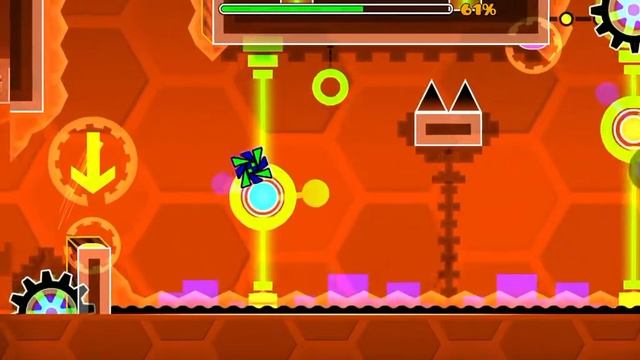 Как пройти 17 уровень Blast Processing в Geometry Dash смотреть онлайн