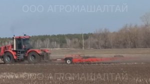 Шлейфовая борона БГШ18. Краткий обзор работы.