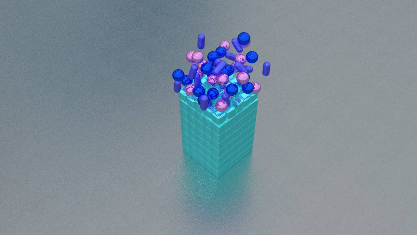 Анимация абстракции в Cinema 4D смотреть онлайн