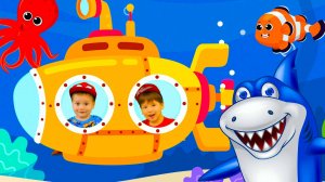 Развивающие мультики для детей  Морские обитатели Брозаврики Песни для детей Малыш акуленок #детям