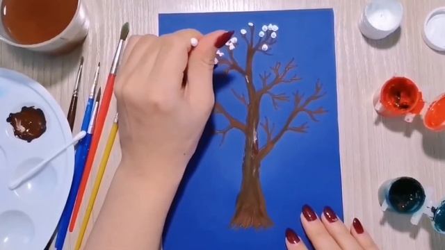 Бейнелеу өнері. Қысқы орман. Қыс. смотреть онлайн