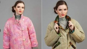 Современная телогрейка, фуфайка, ватник в технике лоскутного шитья