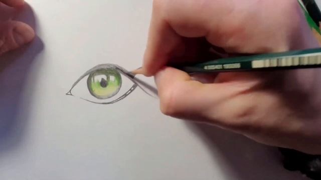 Рисунок Аниме Глаз, Drawing Anime Eye смотреть онлайн