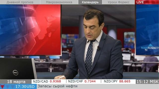 18.03.15 - Прямой эфир от MaxiMarkets (3 выпуск). Прогноз. Новости. смотреть онлайн