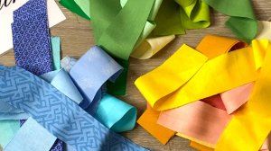 Шьем лоскутное одеяло из радужного блока DIY мастер класс