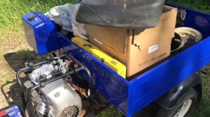 Переоборудование мотороллера муравей после реставрации (капремонта)