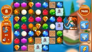 Сокровища пиратов 7400 уровень