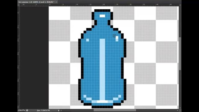 Бутылка воды(PixelArt) смотреть онлайн