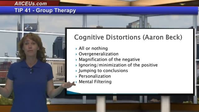 TIP41 Group Therapy for Counseling Training and CEUs for LPC and Addiction Couns