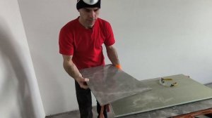 Фартук из керамогранита на гипсовую штукатурку. Решат