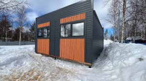 Баня в стиле LOFT  5х8 м. в г. Ноябрьск