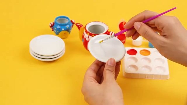 Набор для раскрашивания 4M Чайный сервиз (00-04541)