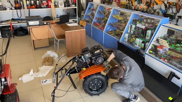 Сборка Мотоблока CARVER МТ-70 (7л.с)