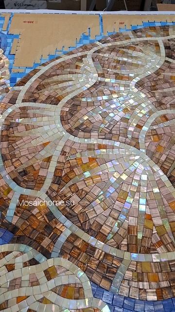Панно из мозаики для бассейна 