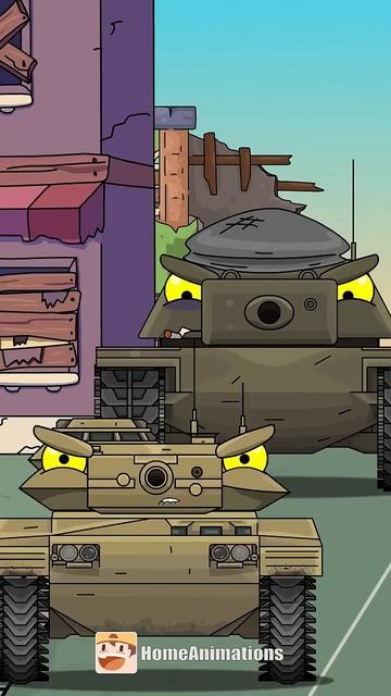 СЛОВО ПАЦАНА у ТАНКОВ #shorts #homeanimations #танки #cartoon #animation # смотреть онлайн