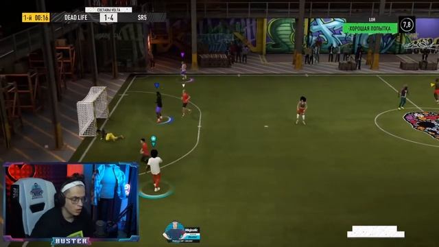 БУСТЕР ИГРАЕТ В VOLTA FIFA 21 !? БУСТЕР ЛИКС СТРОГО ЗАРК МАГА ИГРАЮТ В МИНИ ФУТБОЛ смотреть онлайн