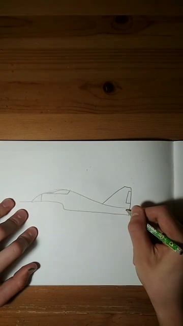 Как нарисовать самолёт🇷🇺
