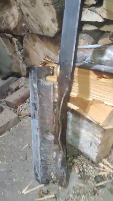 Колун из ножа гильотины. смотреть онлайн