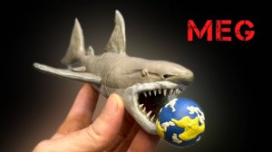 Мегалодон из пластилина