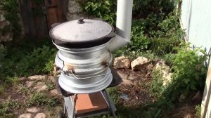 Печь для казана из дисков  своими руками, часть 2