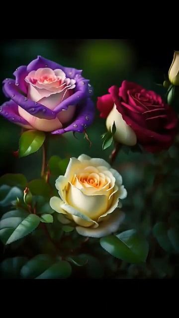 Цветы есть разные , а Роза цветок - красоты , любви и неж смотреть онлайн