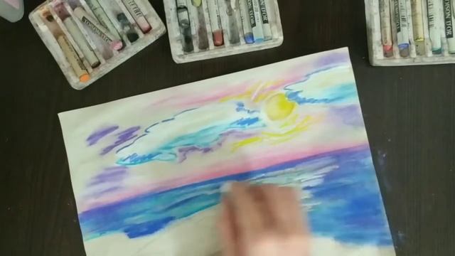 М.К. малюнок сухою пастеллю смотреть онлайн