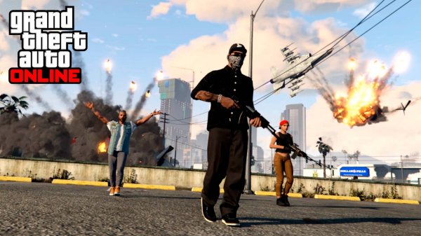 Пошел на дело как рандомный игрок в GTA Online