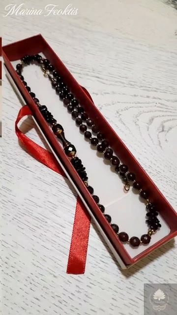 Колье с ГРАНАТОМ АЛЬМАНДИН сделано на заказ #украшени?