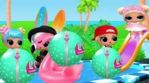 Лол сюрприз дискотека в доме кукол- LoL surprise disco house Tutotoons games Мультик открываем шары