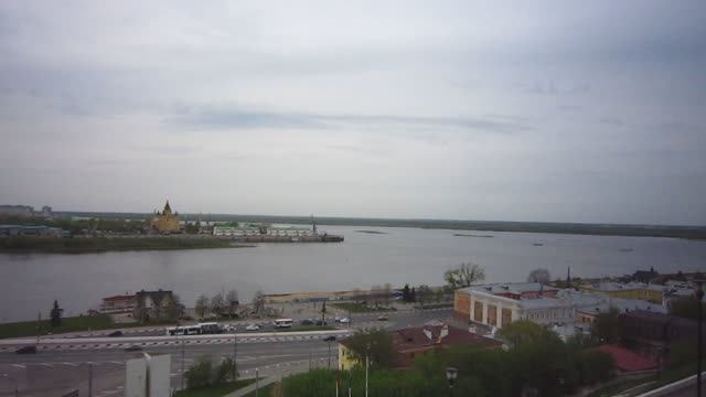 Вот какой он красивый Нижний Новгород. Вид на Стрелку Нижнего Новгорода