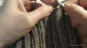 Вяжем макушку шапки резинкой 2х2