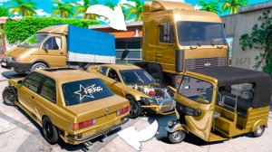 Угнал кучу золотых чит тачек и огромный монстр трак у мажора за 180 сек! Битва воров в ГТА 5 Онлайн