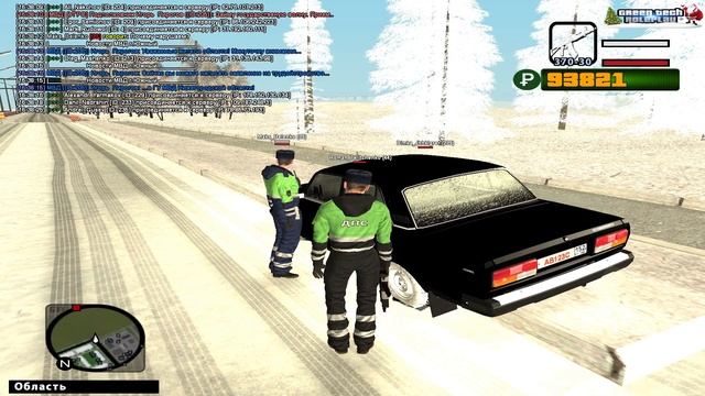 ПОГОНЯ ЗА КРУЗАКОМ, ПОДСТРЕЛИЛИ КОЛЕСА!!! - GreenTech RolePlay (CRMP) смотреть онлайн