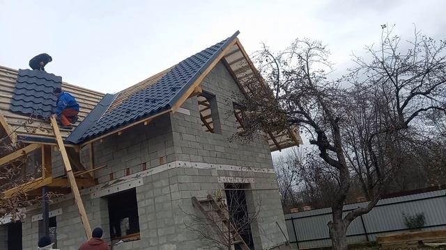 ✅️Дах з металочерепиці. Обхід комена та йондова. ЦІКАВО!!!👍 смотреть онлайн