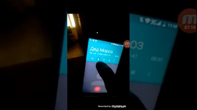Звоним деду морозу,он ответил!!Шокк!! смотреть онлайн