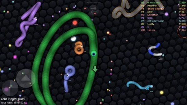 Slither.io #1 мега змейка