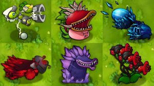 PVZ Fusion 2.5: Вызов новых растений – Все растения Fusion против Обсидианового Гаргантюара!