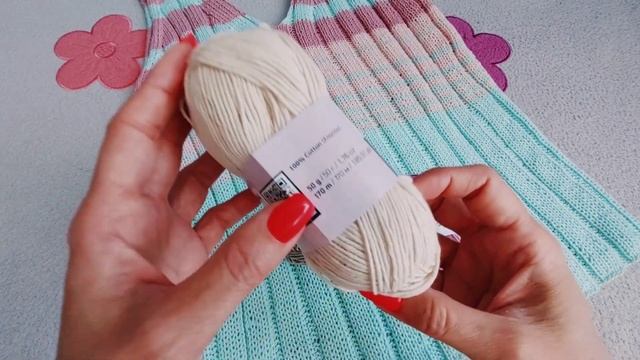 ТУНИКА ИЗ ХЛОПКА В ТРЕХ ЦВЕТАХ. Альтернативная пряжа из последних новинок. смотреть онлайн