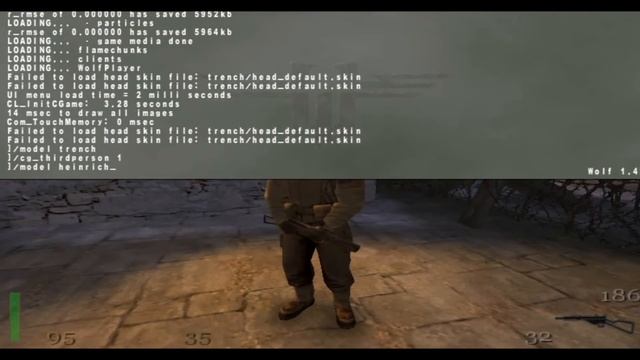Return to Castle Wolfenstein — эксперименты с читами (без звука) #5 смотреть онлайн