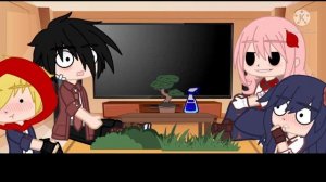 Реакция AU school Наруто на ТТ/Реакция на Хинату и Сакуру/1/3/Blue paradise