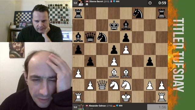 СТРАСТНО ПОПЁР! // IM ШУРА ГЕЛЬМАН vs GM ЭТЬЕН БАКРО смотреть онлайн