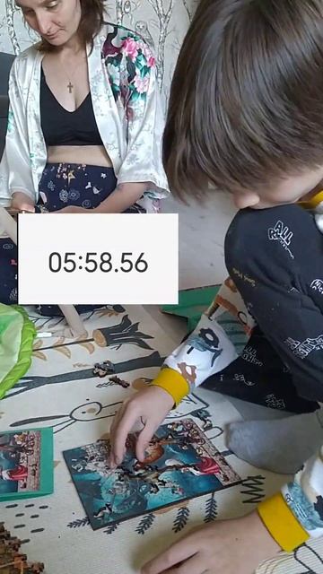 Собираю паззлы на скорость!Мне 7лет #детям #паззлы #паз? смотреть онлайн