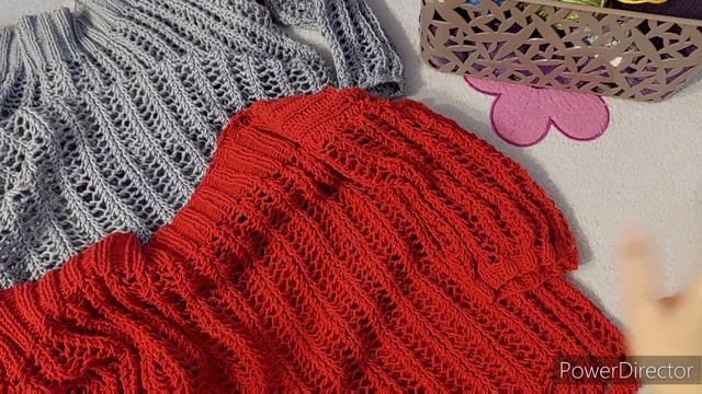 ДЖЕМПЕРА СЕТКОЙ ИЗ ХЛОПКА. ДВА ДЖЕМПЕРА ИЗ РАЗНОГО ХЛОПКА смотреть онлайн