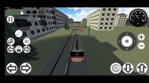 Micro trolleybus simulator | ЗиУ-9, line 1
