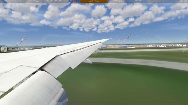 посадка самолёта Boeing-777 с разных ракурсов landing of a Boeing-777 смотреть онлайн