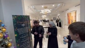 Рамзан Кадыров вместе со семьей  на благотворительной