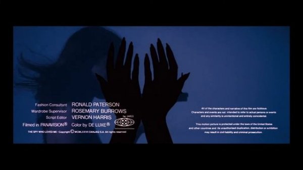 Intro 007 1977 The Spy Who Loved Me Шпион который меня любил Blu Ray Full HD