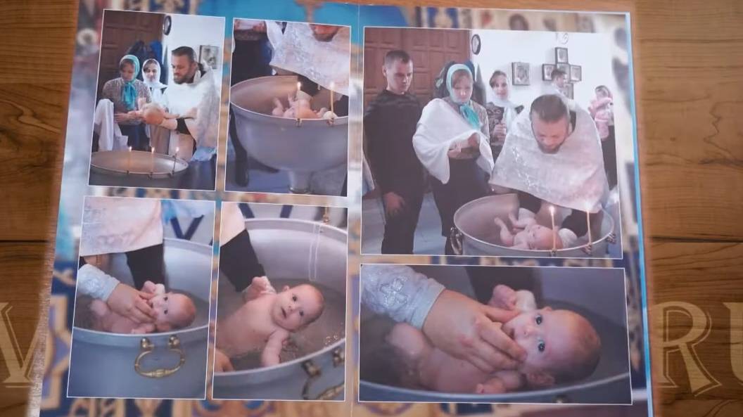 Обзор фотокниги (таинство крещения)